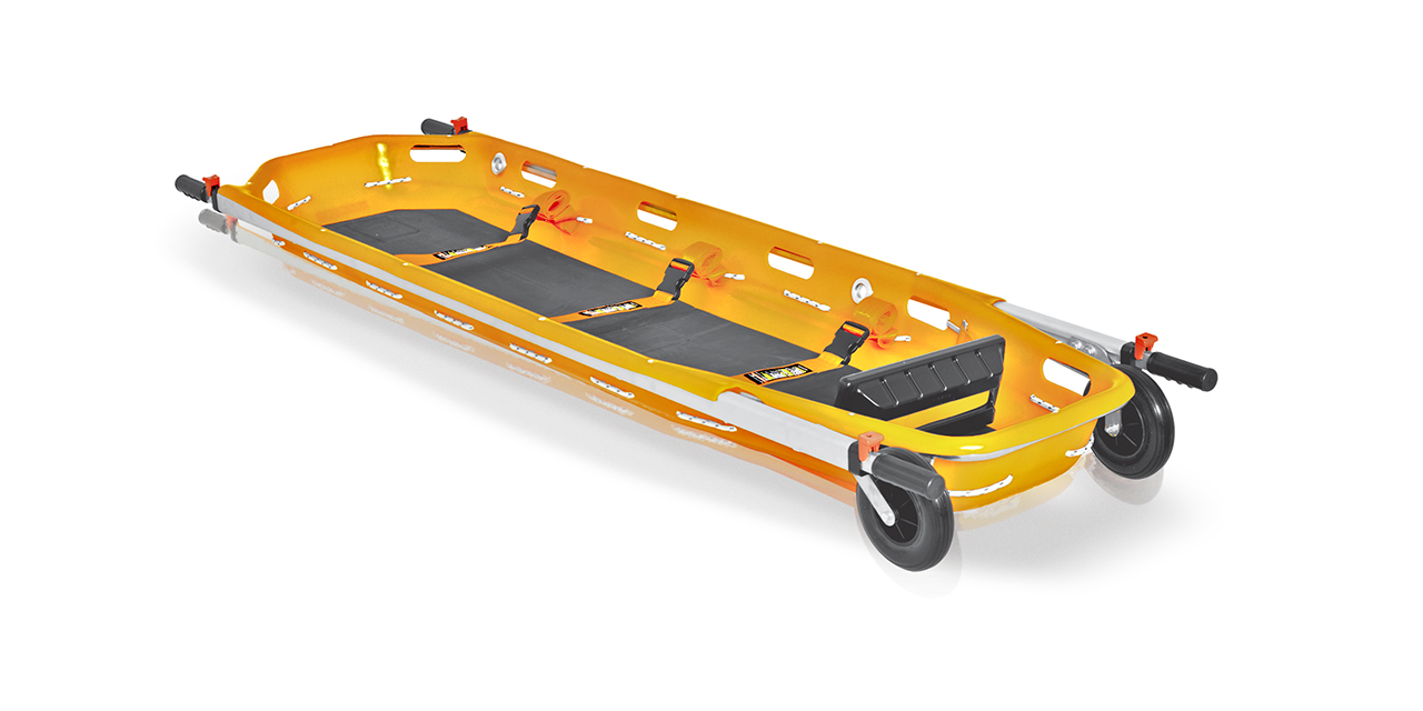 Basket stretcher with wheels and handles Excape